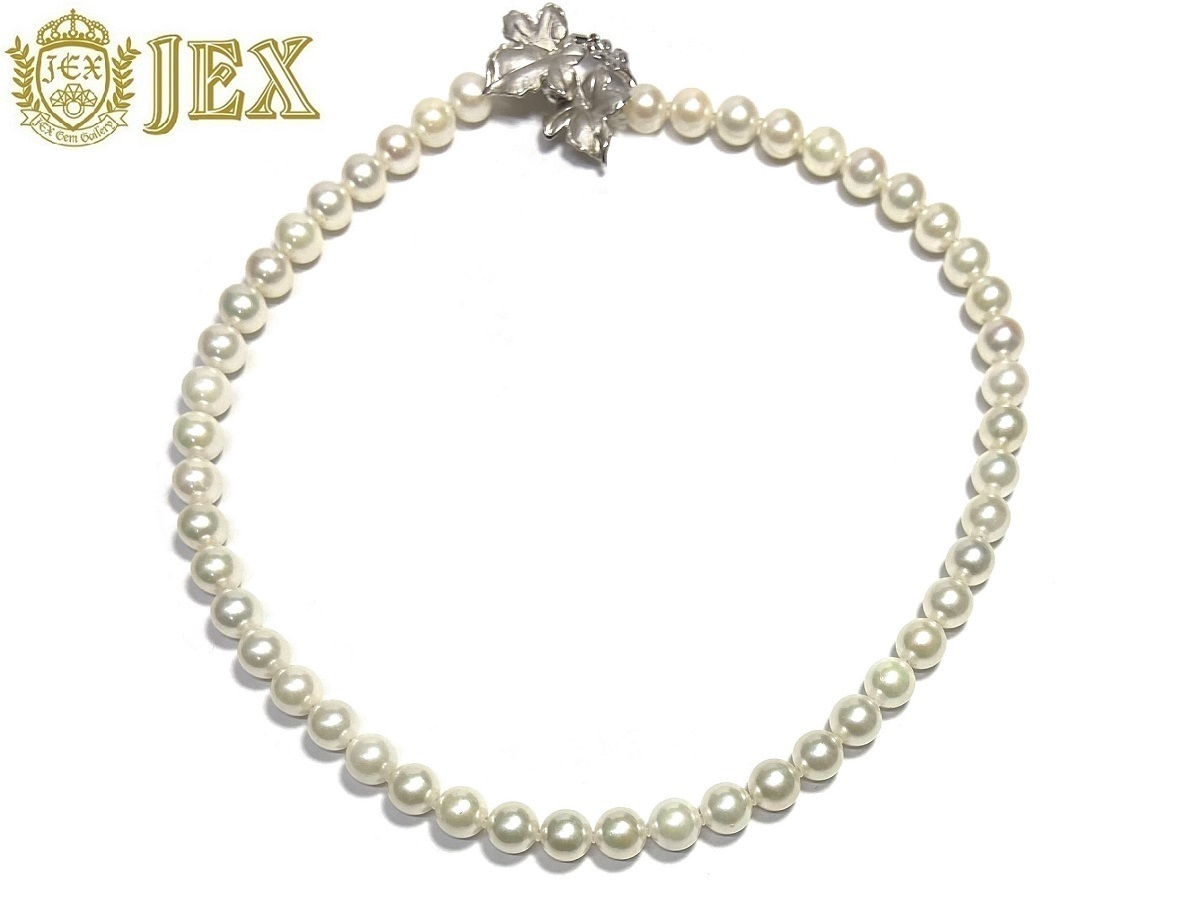 Akoya Pearl SVアコヤパールネックレス No.61718拍卖