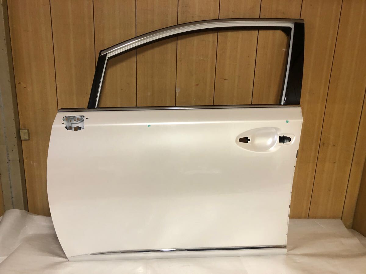 レクサス HS ANF10 後期 純正 左 フロントドア ホワイトパール系 良品!拍卖