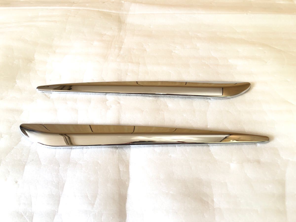 希少!レクサス NX AGZ10/15/AYZ10/15 純正 フロント バンパー用 コンビガーニッシュ シルバーメッキ 08401-78015 08401-78016 拍卖