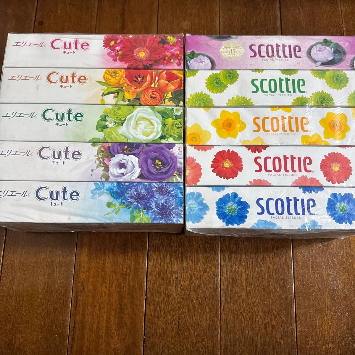 エリエールとスコッティ ティッシュBOX まとめ売り拍卖