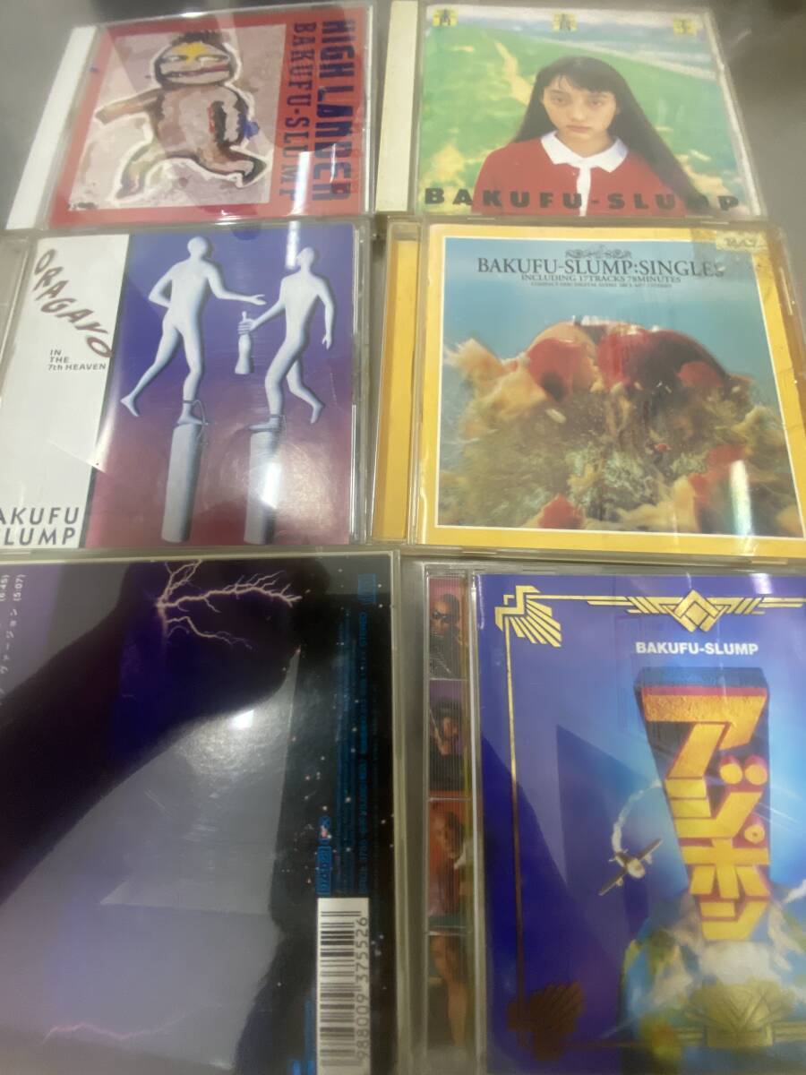 爆風スランプ ベストアルバム CD BAKUFU-SLUMP SINGLES+アルバム 2CD(CD+8cm)+アルバム CD 計6枚セット (サンプラザ中野)拍卖