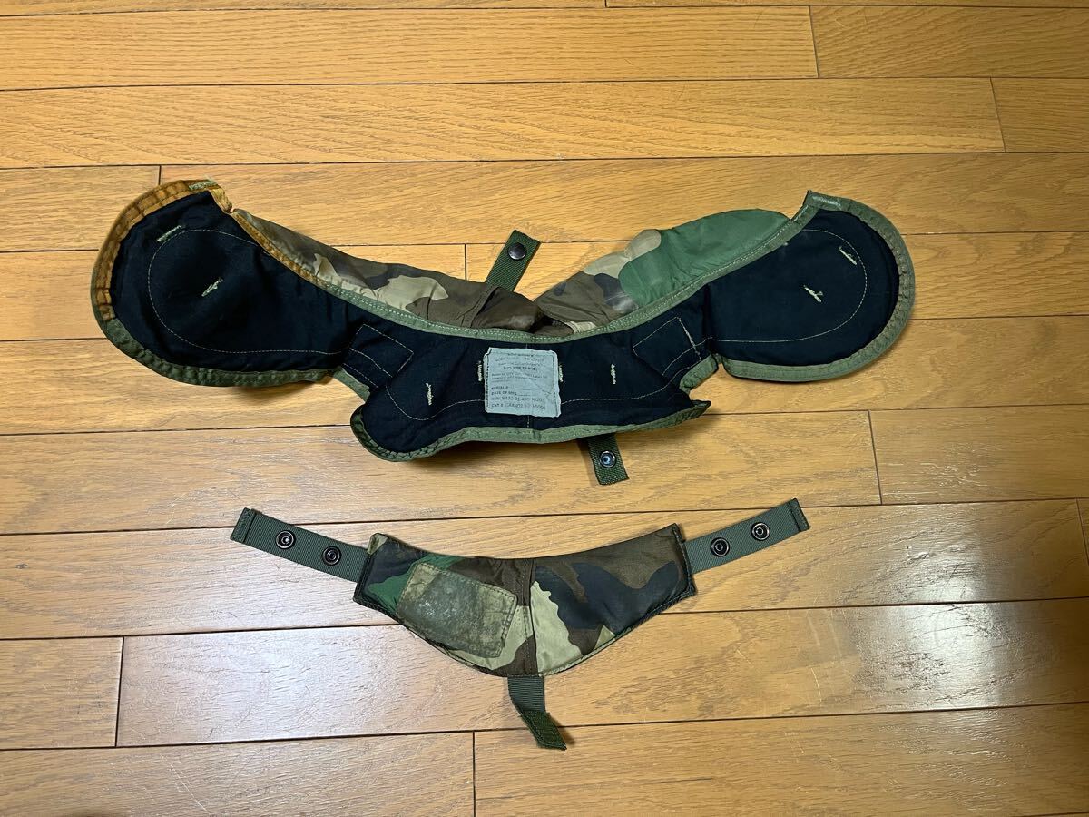 実物 中古 OTV ネックアーマー セット インターセプター ボディアーマー ウッドランド 迷彩 海兵隊 サバゲー 装備 ミリタリー拍卖