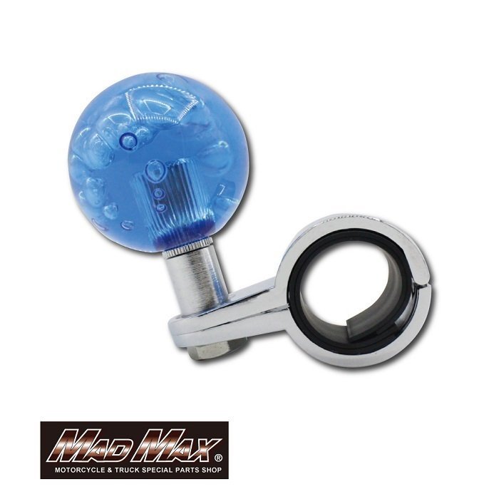 MADMAX トラック用品 ハンドルスピンナー 泡 丸形バブル ブルー/ブルーテック ジェネレーション キャンター ギガ【送料800円】拍卖