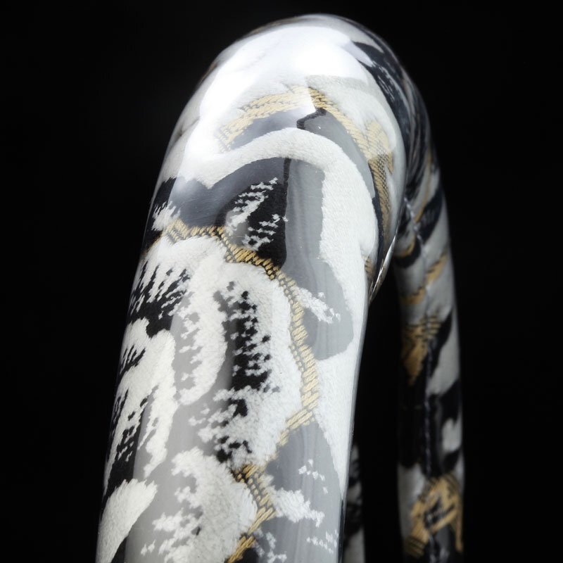 トラック内装 モンブランローズ 極太ハンドルカバー ビニール付 ホワイト 2HS/クオン フレンズクオン ビッグサム【送料800円】拍卖