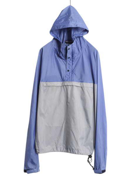 80s パタゴニア ナイロン アノラック パーカー ジャケット メンズ L ヴィンテージ ハーフジップ プルオーバー マンパ パッカブル ツートン拍卖