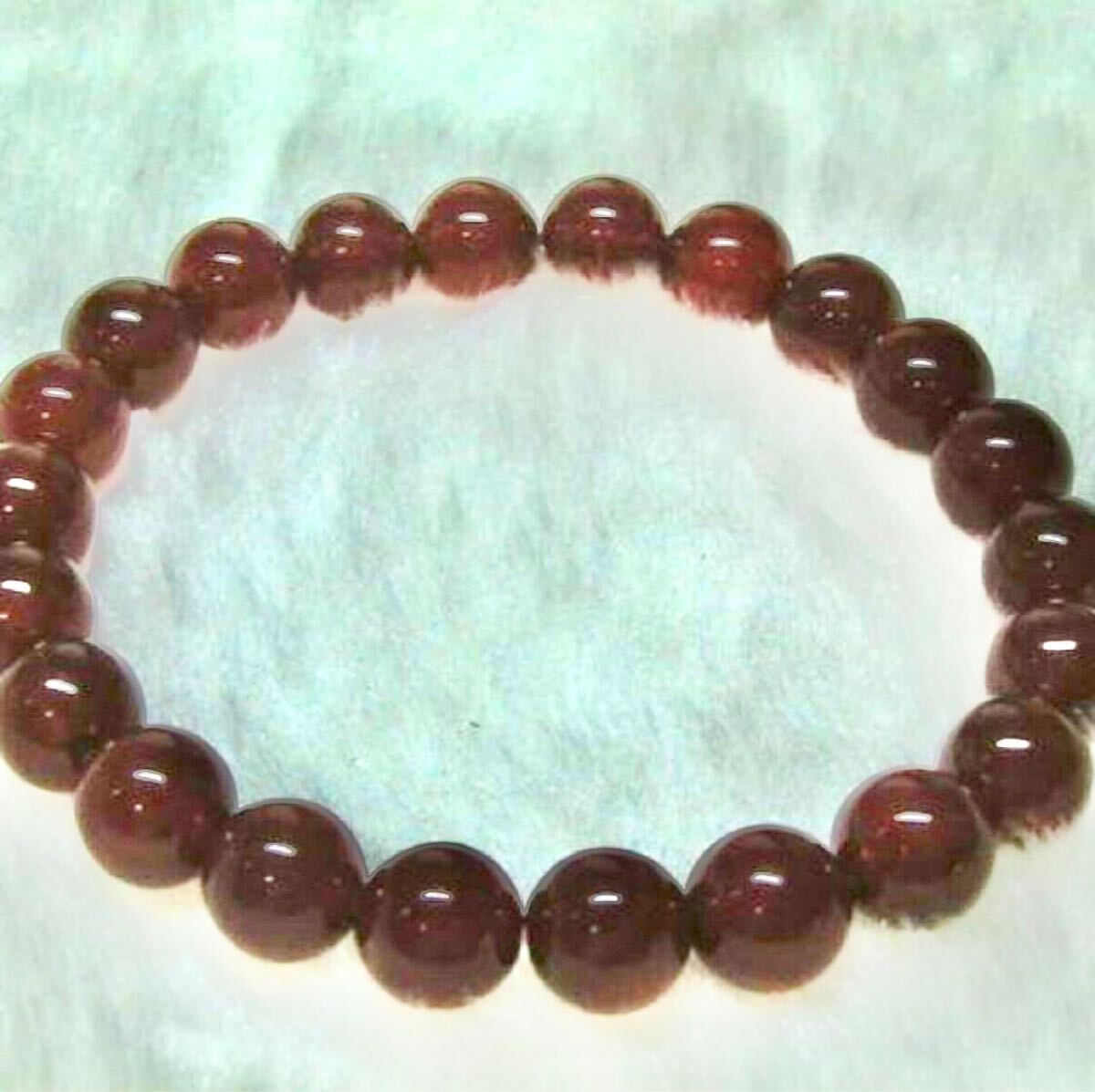 s11開運♪天然石赤瑪瑙ブレスレット☆ 恋人&家庭夫婦円満☆高級品8mm♪日本製♪メノウ拍卖