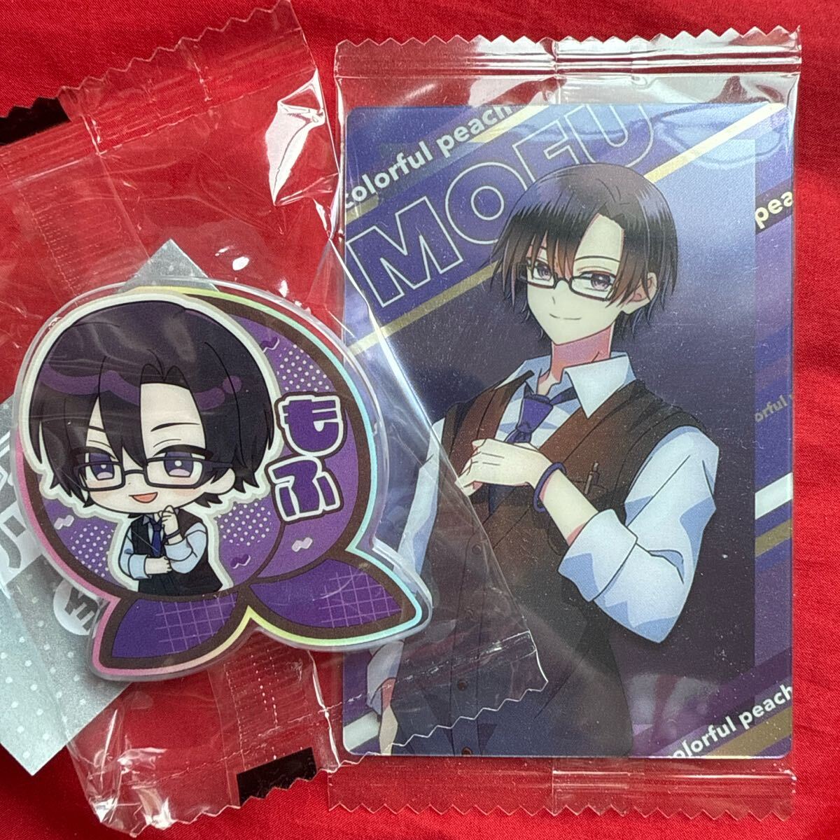 ★即決有★ カラフルピーチ ガチャ カラフルピーチアクリルクリップ もふ カラフルピーチウエハースカード もふ 2個セット 未使用拍卖