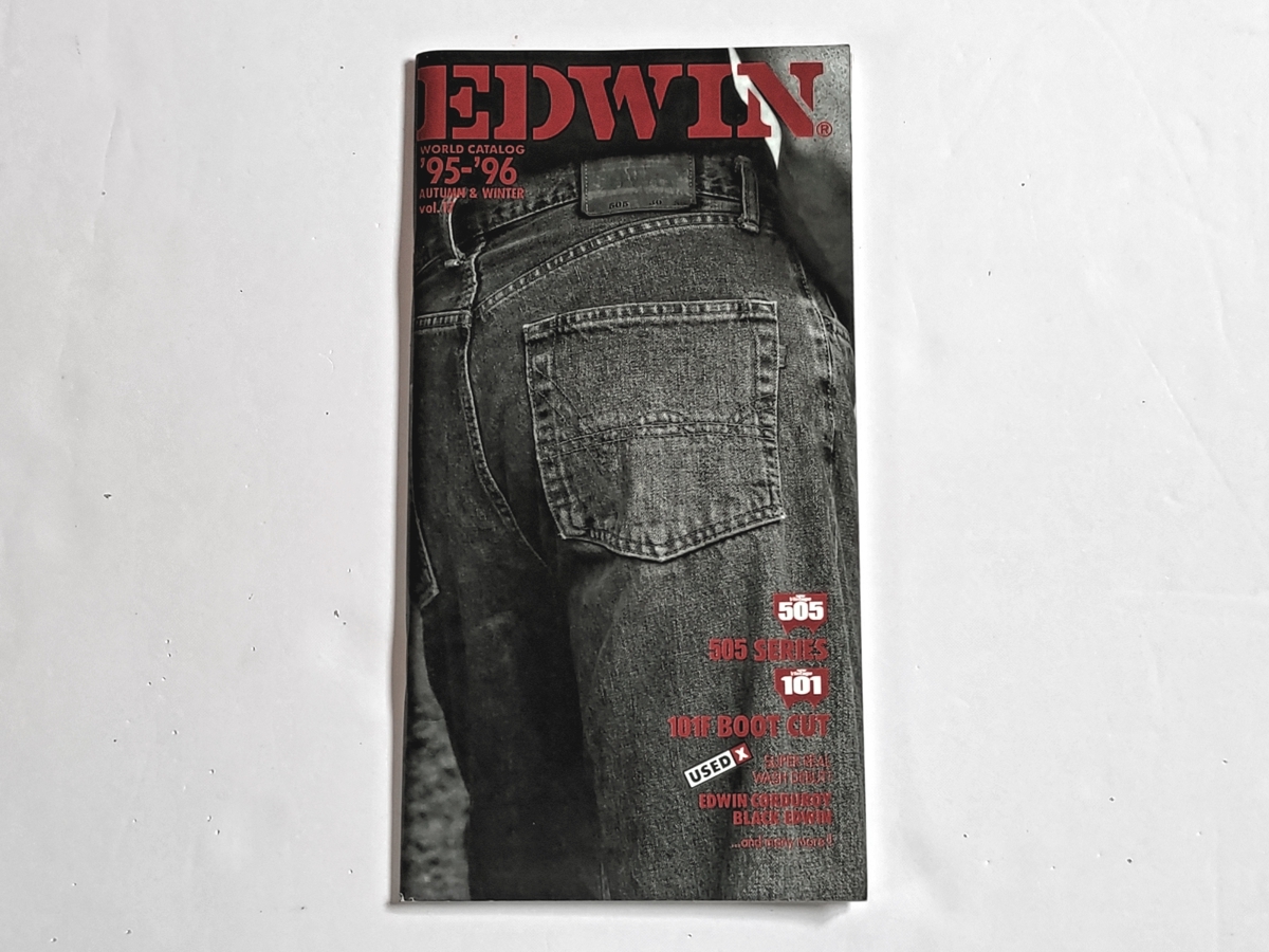 非売品♪新品♪【EDWIN】エドウィン 秋冬カタログ 1995~1996年版 拍卖
