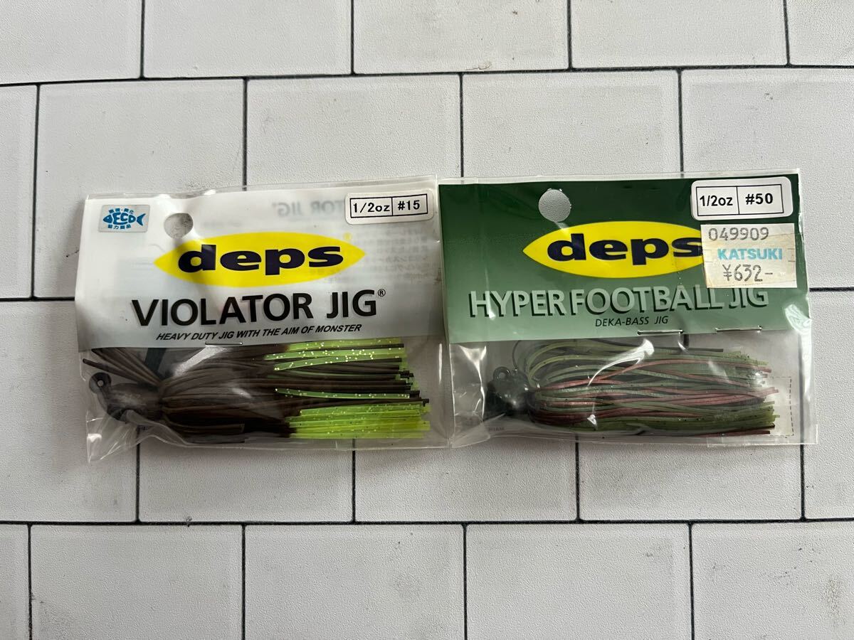 デプス バイオレタージグ ハイパーフットボールジグ 未開封 N(検索ワード)deps拍卖