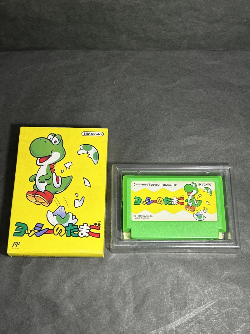 ● コレクター必見 ファミコン カセット ヨッシーのたまご FC ソフト 箱付き ゲーム コレクション op255拍卖