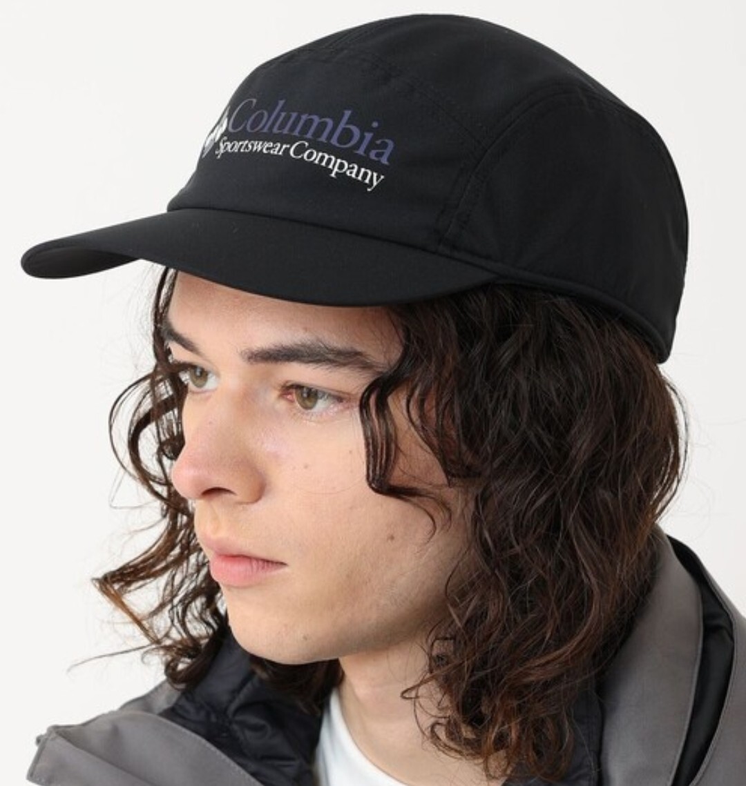 新品 未使用 Columbia コロンビア 撥水 キャップ 帽子 ブラック 黒 国内正規品拍卖