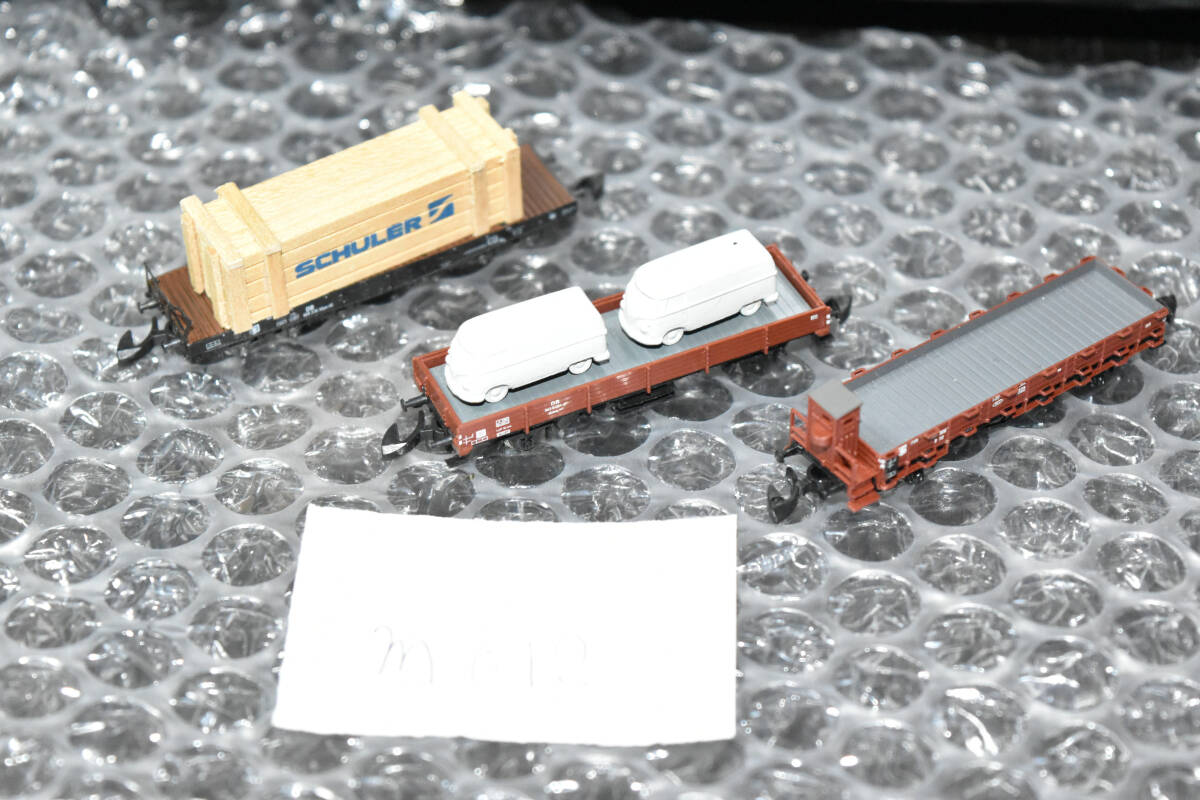 ●☆【入手困難 希少品】メルクリン Zゲージ DB 貨車3両セット 大型車拍卖