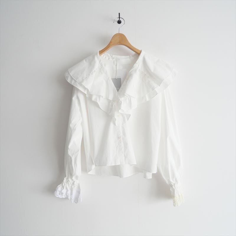 2024 / 未使用 / IENA二子玉川店限定品 イエナ / VIOLETTE ROOM バイオレットルーム / LACE BLOUSE ブラウス / 24051910001330 / 2412-0114拍卖