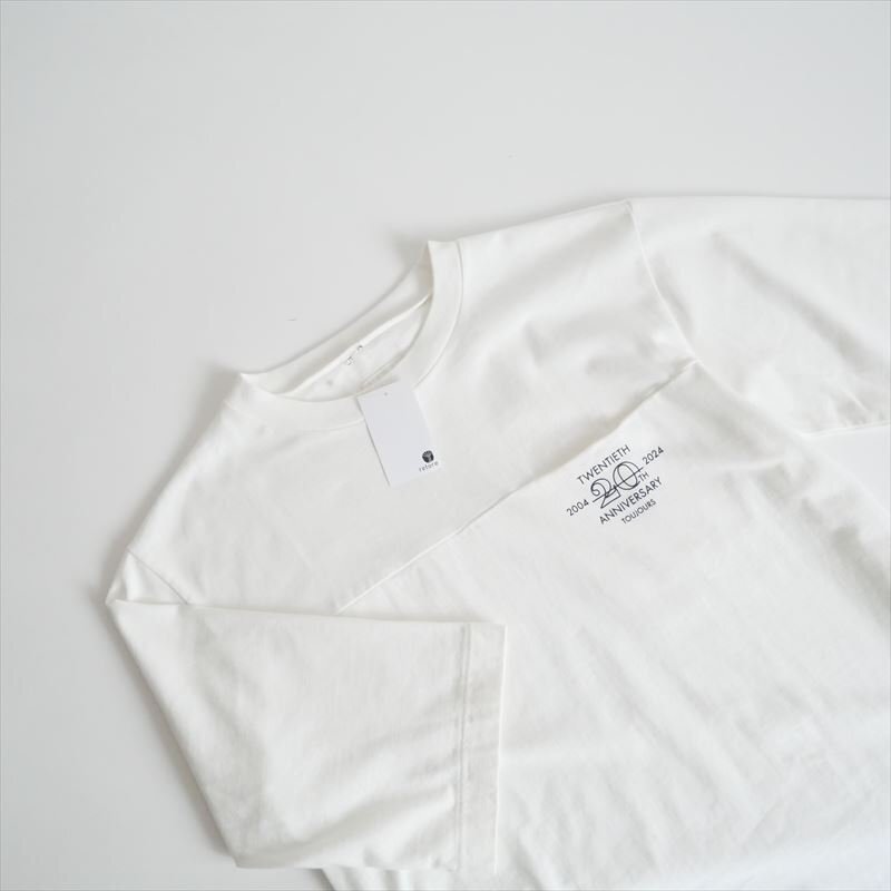 2024 / 未使用 / journal standard luxe購入品 / TOUJOURS トゥジュー / Tシャツ 20thフットボール / 24070450005430 / 2411-1673拍卖