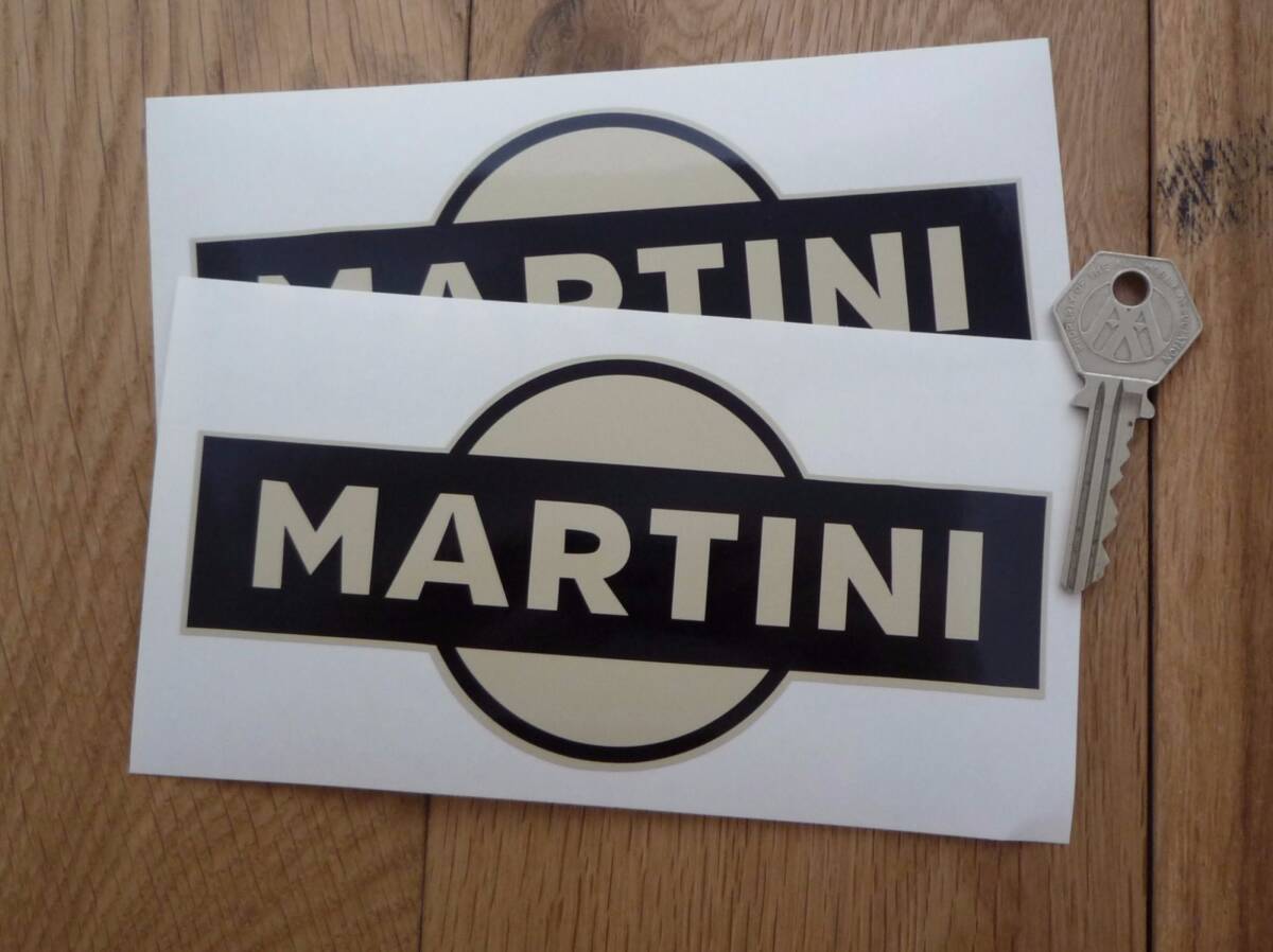 Martini マルティーニ 155mm x 75mm 車 バイク ステッカー デカール 送料無料拍卖