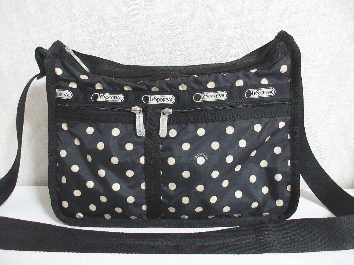 LeSportsac レスポートサック ドッド ショルダーバッグ ブラック hj1419拍卖