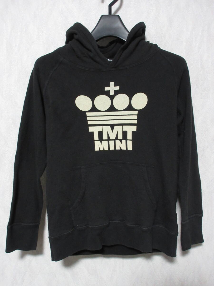 TMT MINI プルオーバー パーカー キッズ 140 ブラック yg7032拍卖
