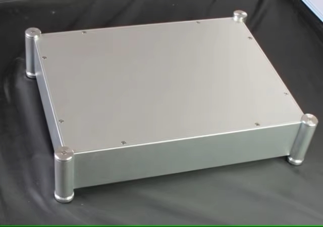 総アルミ製シャーシケース Y438 角丸 真空管アンプ パワーアンプ デジタルアンプ ヘッドホンアンプ D/Aコンバーター DIY自作に拍卖