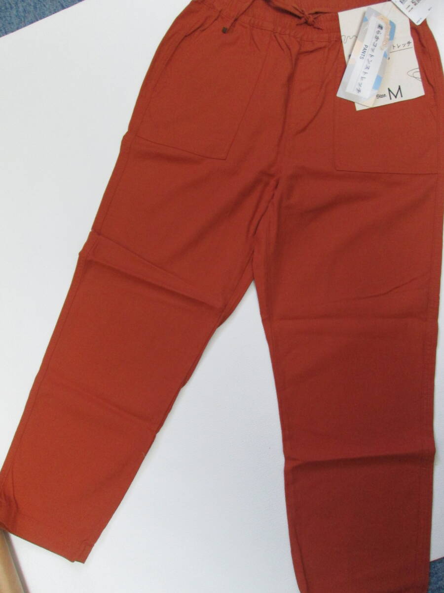 レディース 柔らかコットンストレッチパンツ サイズM 新品未使用品拍卖