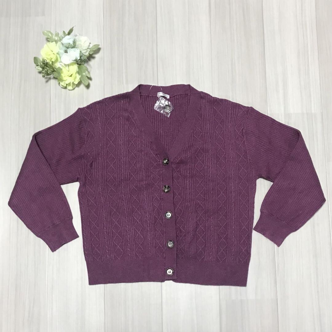 CINEMA CLUB レディース 長袖 カーディガン サイズM b0037拍卖