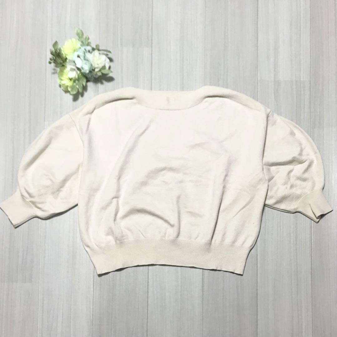 レディース 七分袖 ニット フリーサイズ b0173拍卖