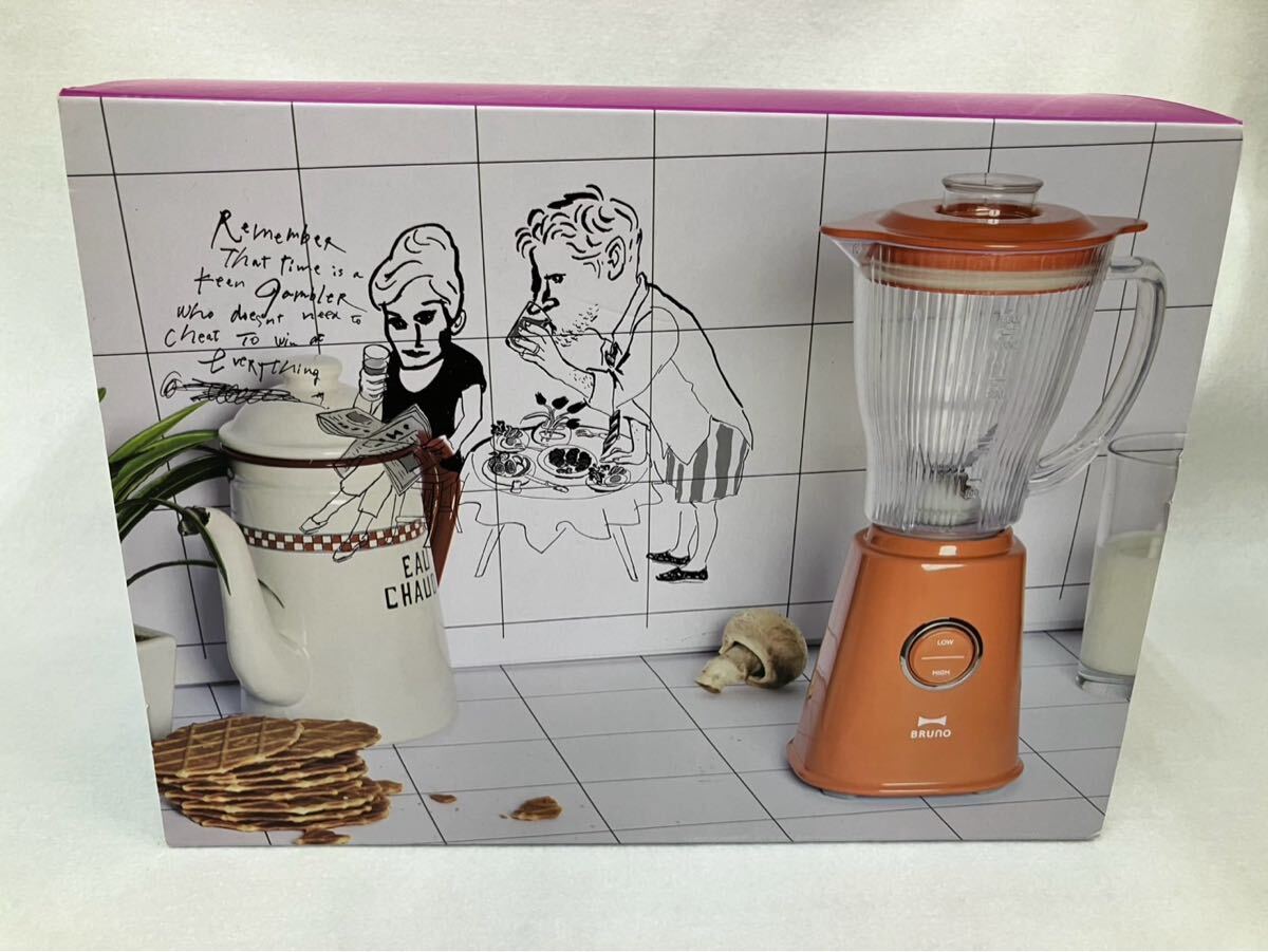 A【11D271】BRUNO 未使用品 コンパクトブレンダー COMPACT BLENDER オレンジ BOE023-OR ブルーノ拍卖