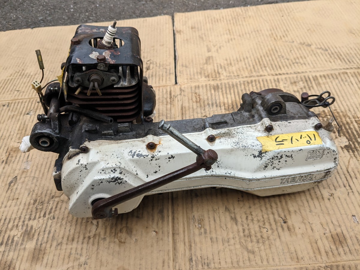 YAMAHA ヤマハ 2T4 PASSOLA パッソーラ エンジン キックペダル クランキングOK エンジン本体拍卖