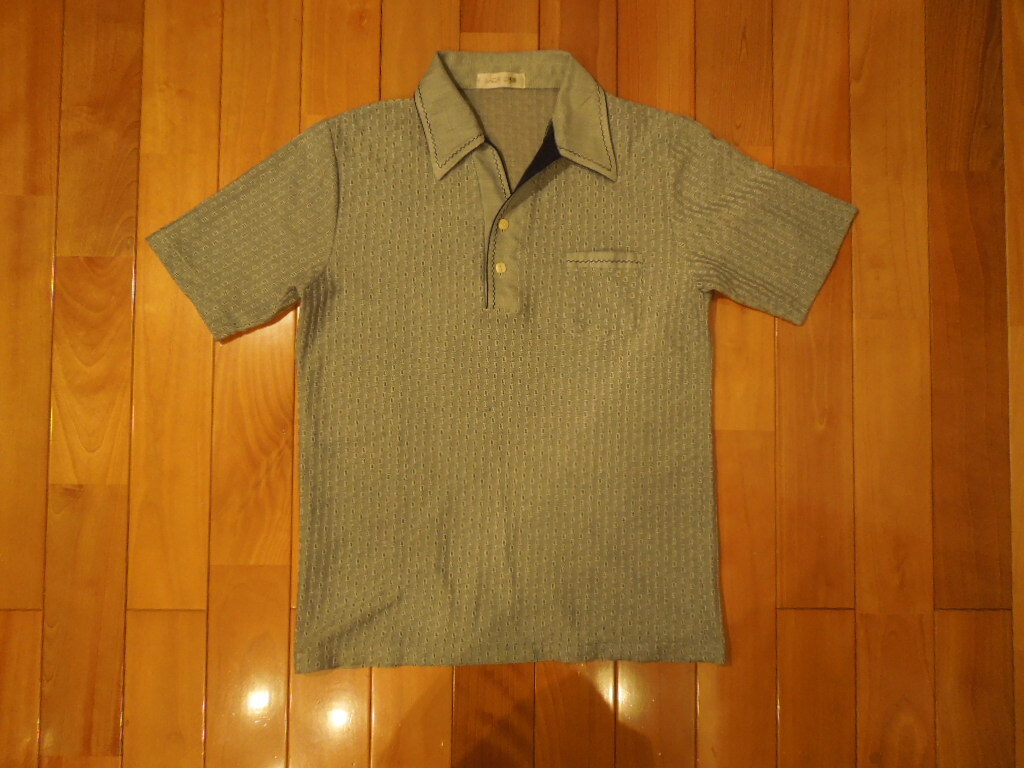 70'sヴィンテージ 半袖ポロシャツ ポリシャツ Sサイズ拍卖