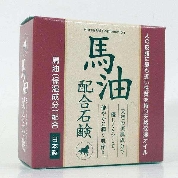 クロバー石鹸 馬油配合石けん 80g HYA-SBYx6個セット/卸拍卖