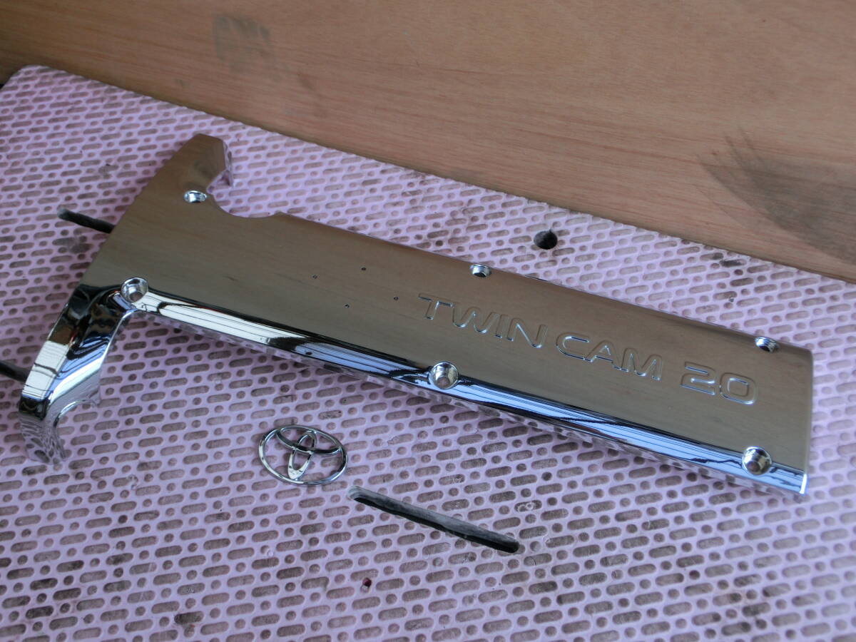 4AG プラグカバー クロムメッキ AE101 AE111 5バルブ 20バルブ エンジンカバー AE86 ハチロク トヨタ拍卖