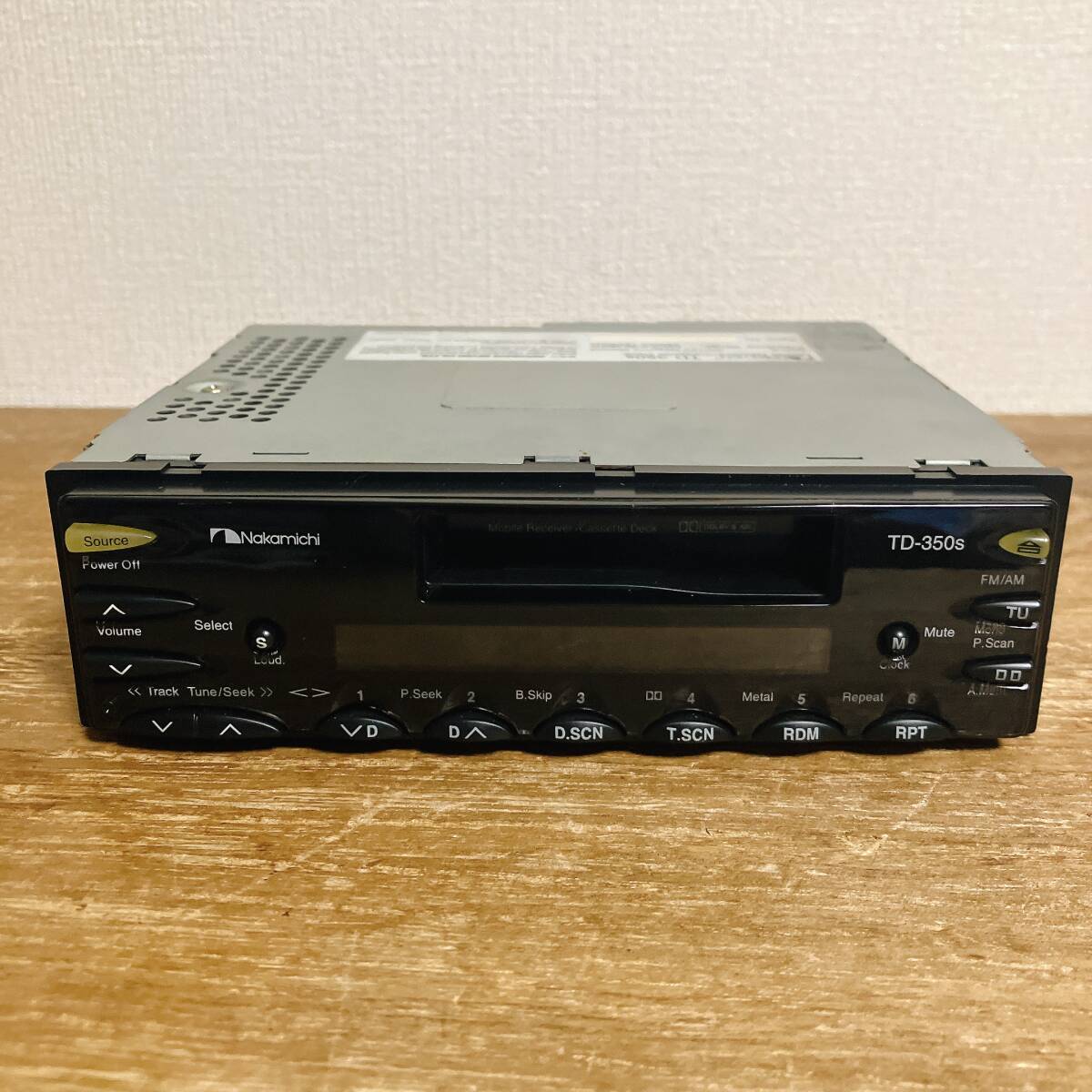 通電確認済み nakamichi td 350 cassette player car audio ナカミチ カーオーディオ カーステレオ拍卖