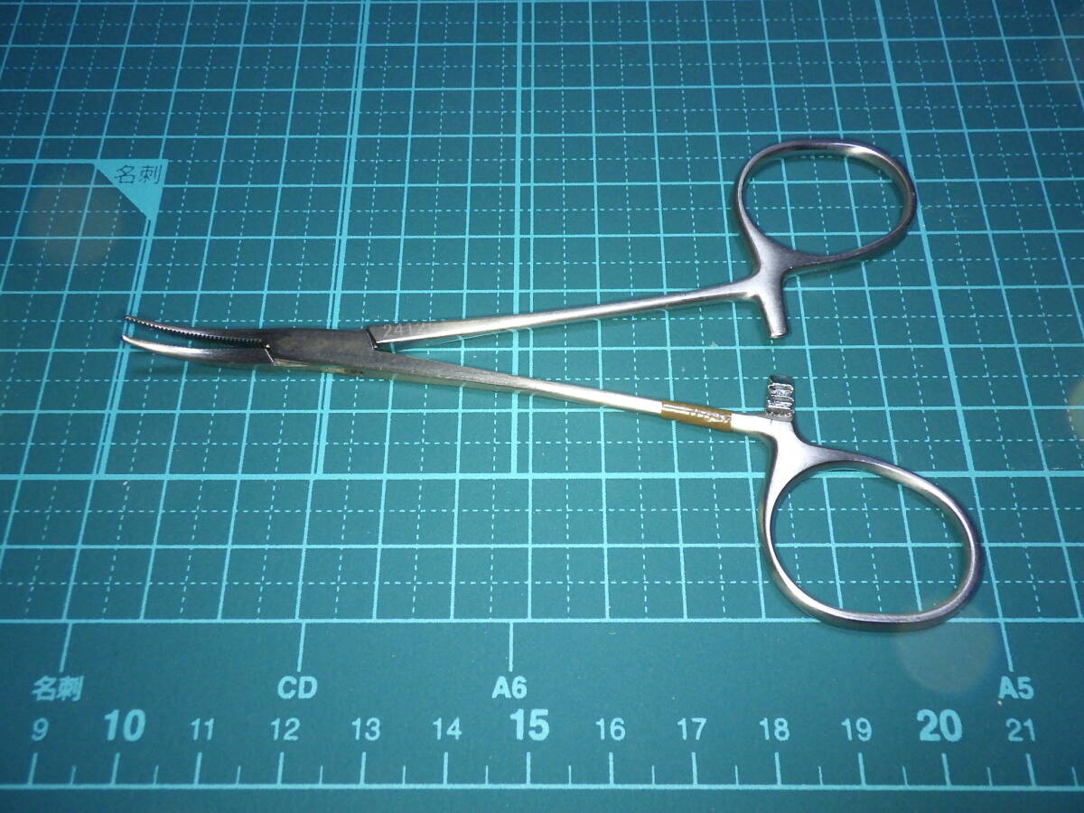 A1501#配送全国 230円 手術診療器具 整形外科 アンティーク 鉗子 ピンセット ステンレス 持針器 医療器具 タオル鉗 Mizuhoika 2412O拍卖
