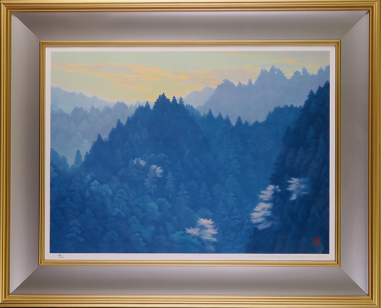 東山魁夷(春の曙 新復刻画)リトグラフ 真作保証 Acre拍卖