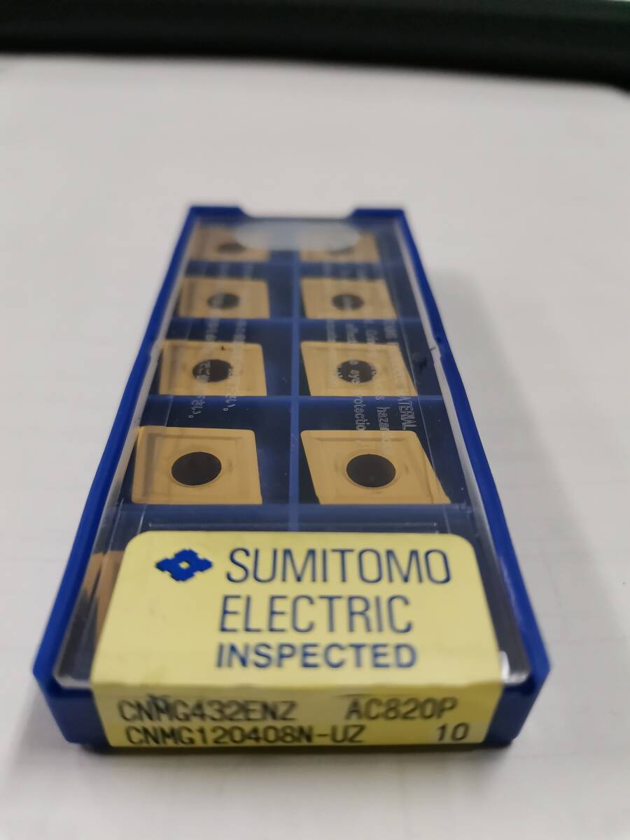 住友電工 旋盤 チップ CNMG 120408N-UZ AC820P 10個入1箱拍卖