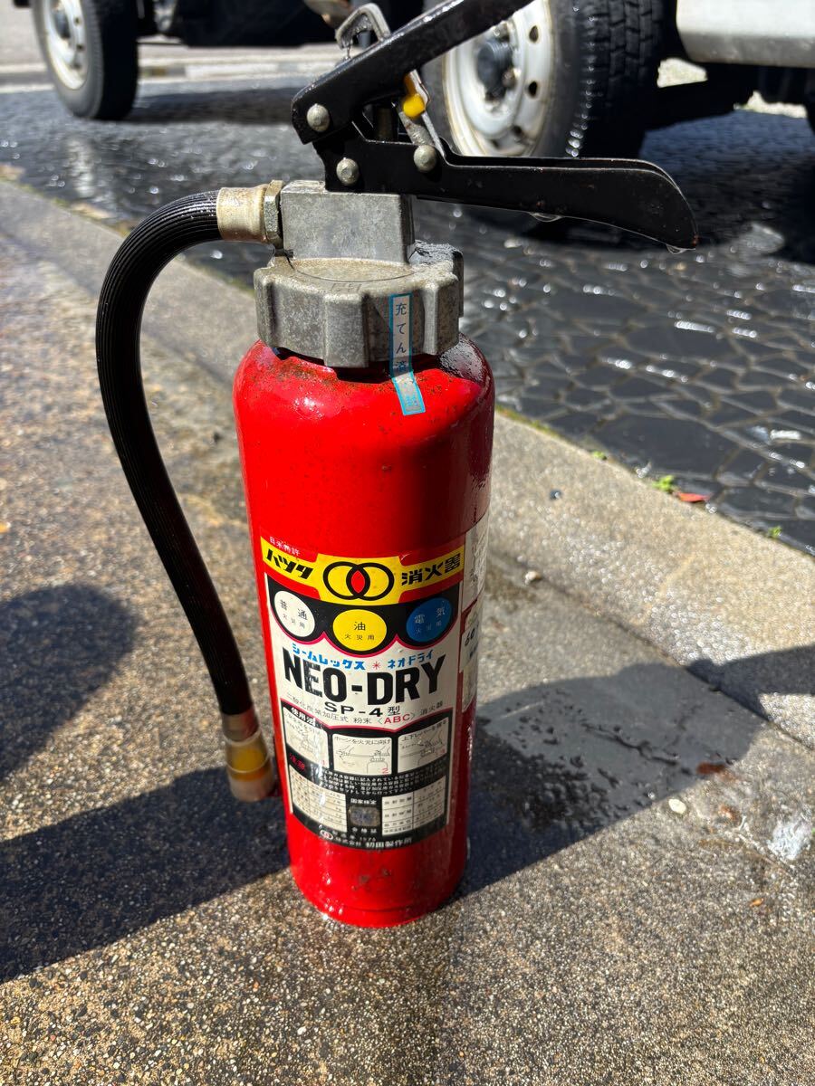 昭和レトロ 消火器 NEO-DRY ディスプレイ用 撮影小道具 インテリア拍卖