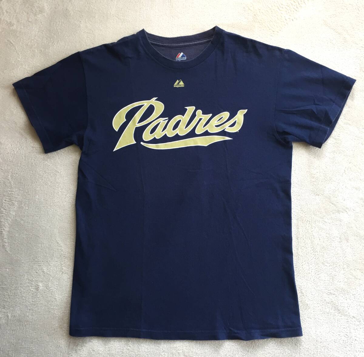 ◆ビンテージ MLB majaestic San Diego Padres Tシャツ サンディエゴ パドレス メジャーリーグ 旧ロゴ 検 ダルビッシュ有 井口資仁 拍卖