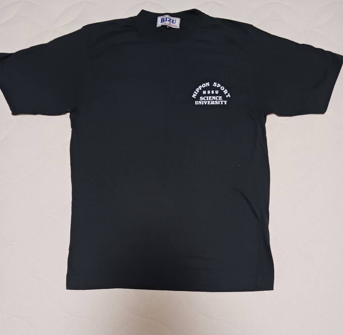 未使用品 日本体育大学 黒 ブラック 半袖Tシャツ SS(XS)サイズ 男女兼用 グッズ 限定 コレクション スポーツ拍卖