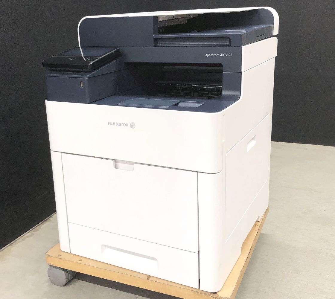 ★見切り★【23766枚】FUJI XEROX A4カラーコピー機 複合機 ApeosPort-VII C3322 中古トナー付き 西濃運輸発送 ジャンク【H25041804】拍卖