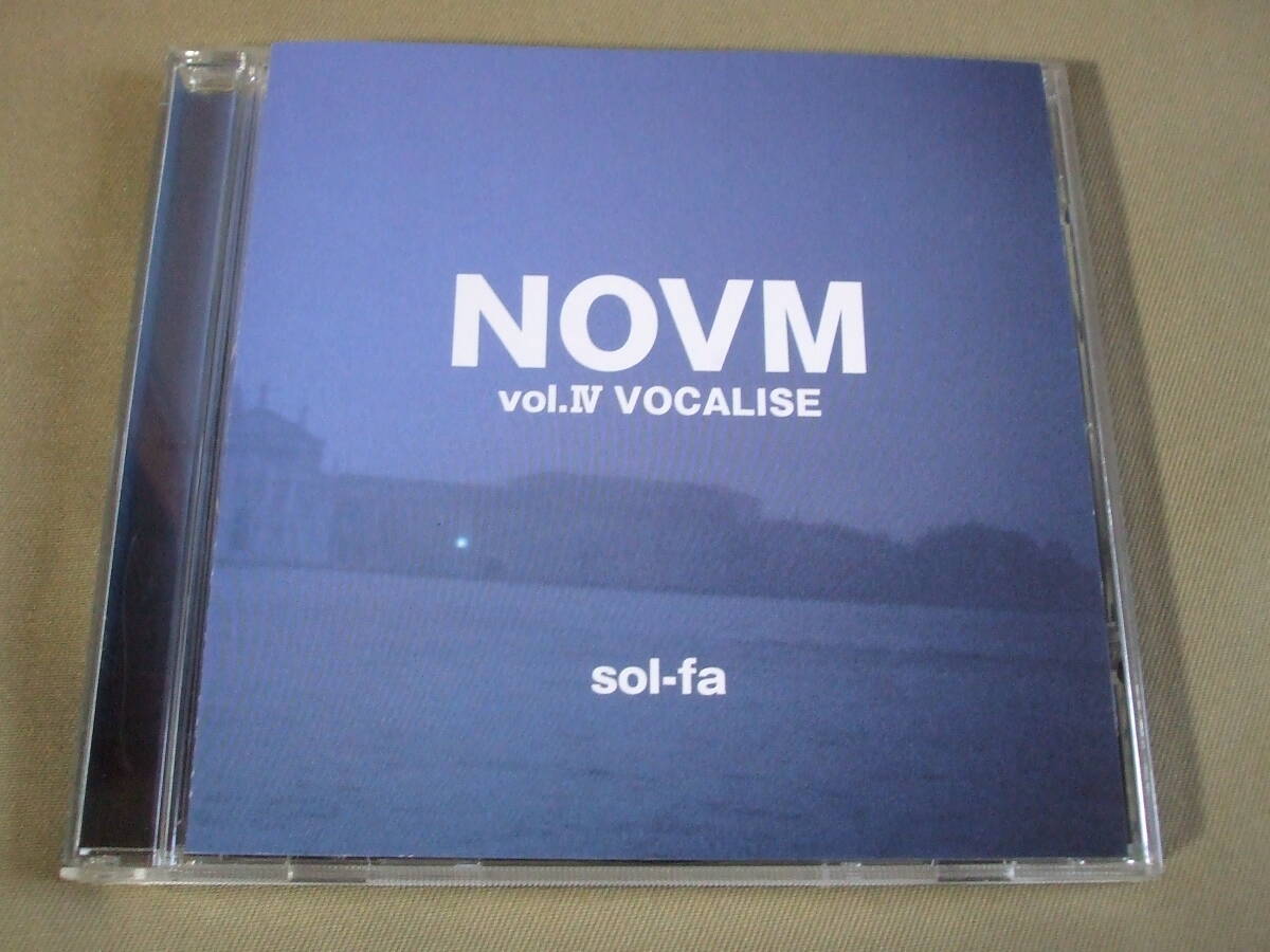 ソルファ sol-fa / 1998年アルバム「 NOVM ~VOL.IV ヴォカリーズ~」牧千恵子/佐山雅弘/立原摂子/青木智仁/鬼怒無月拍卖