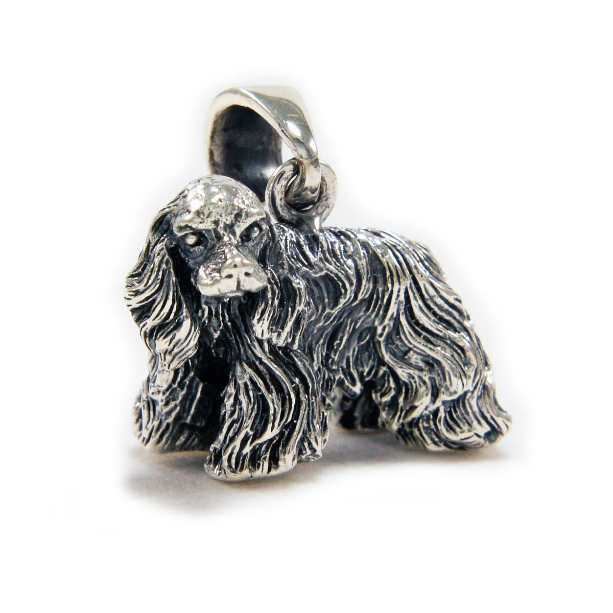 コッカースパニエル925シルバー ペンダント 925刻印あり TP-027拍卖