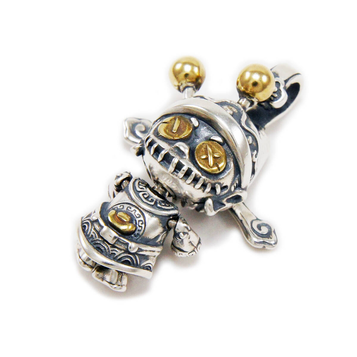 ブードゥーエンペラー真鍮925シルバーペンダント925刻印ありYIN-008拍卖