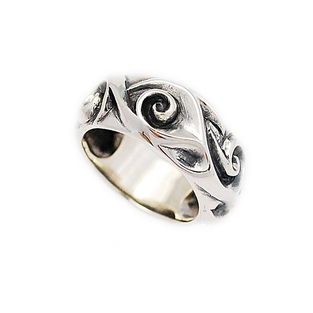 16号 ローズフローラル925シルバーリング 925刻印あり 品番 : BUB-R011拍卖