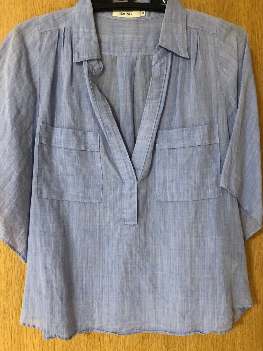 トゥモローランド ボルジー リネン ドルマン ブラウス シャツ リネンブラウス拍卖