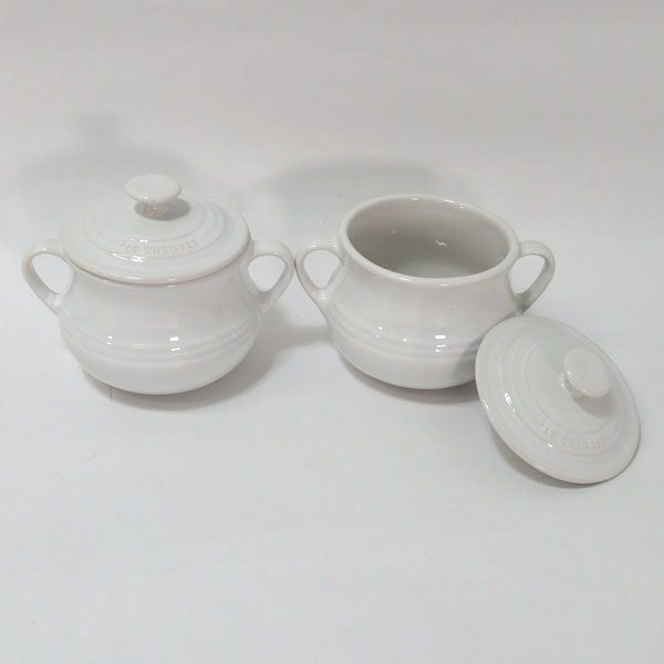 ★ ルクルーゼ 洋食器 ル・クルーゼ ラムカン スープポット(2個組) (0220518789)拍卖