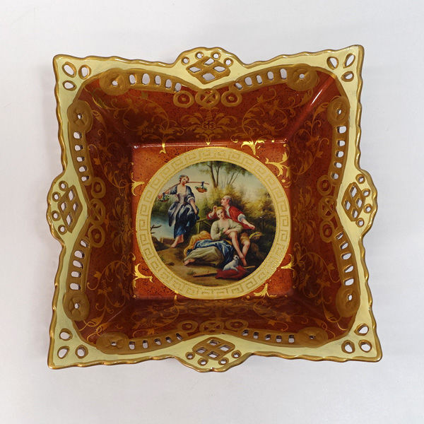 ★ VENIS 洋食器 VENICE 絵画角フルーツボウル (0220520502)拍卖