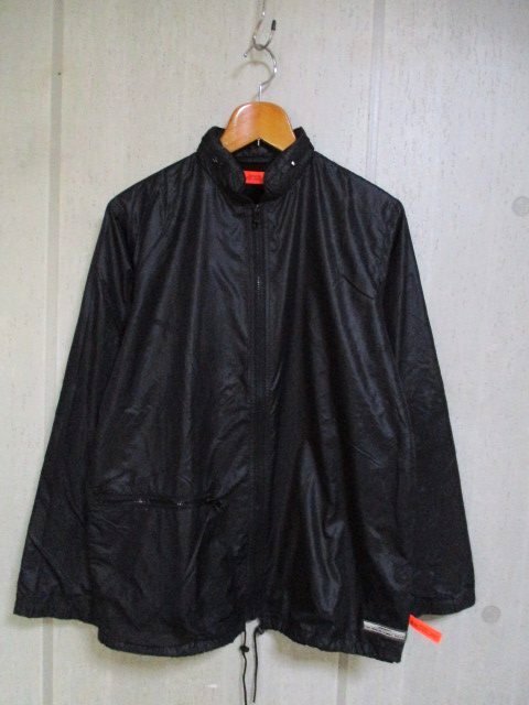 f833 ズッカ zucca ナイロンジップジャケット サイズM 黒 66拍卖