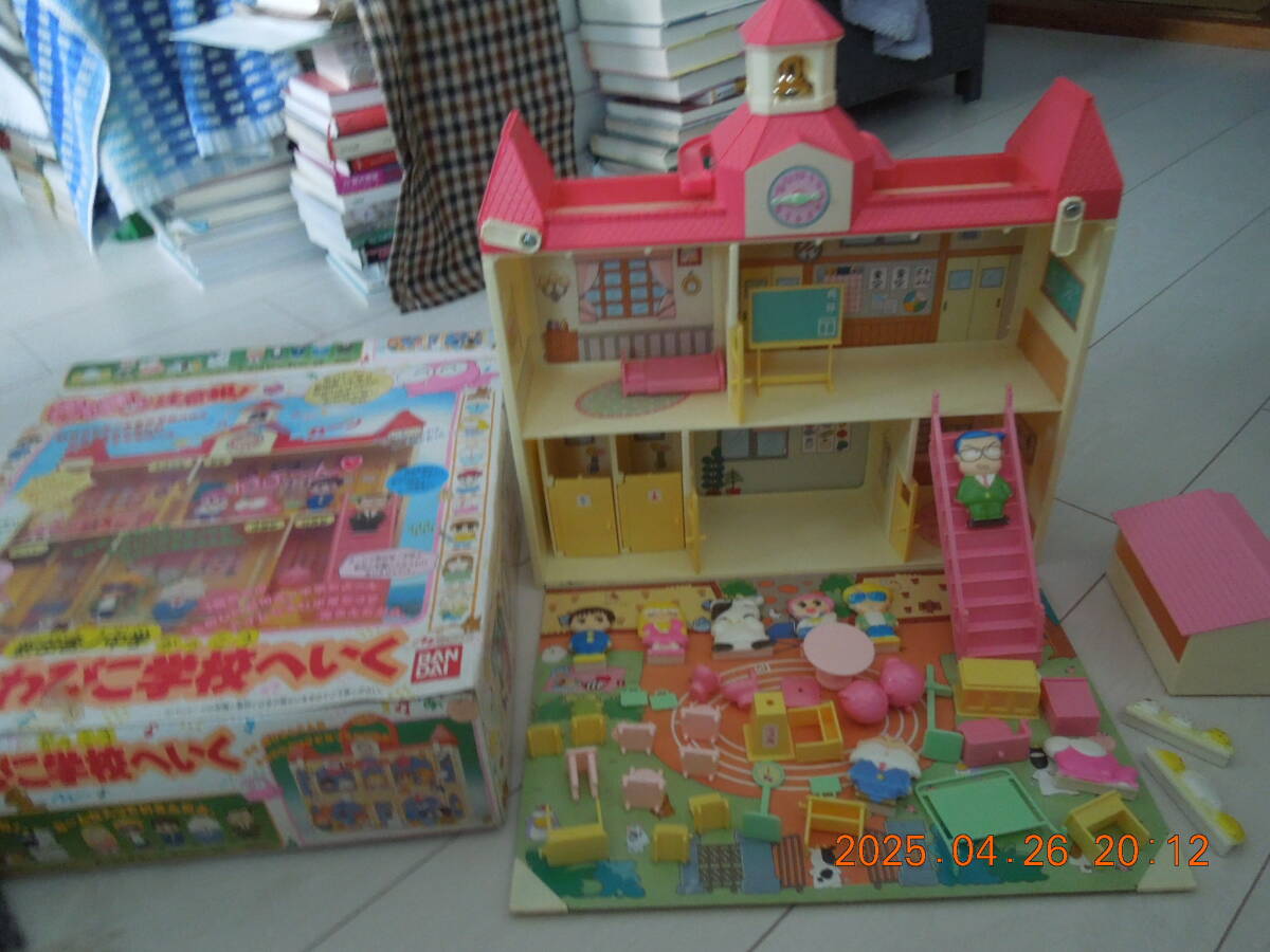 きんぎょ注意報! 田舎ノ中学校 わぴこ学校へいく / 猫部ねこ 平成レトロ 92年頃 / ドールハウス拍卖