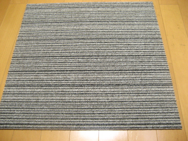 日本製タイルカーペット(5枚)厚み約6.5mm(1545)在庫27枚・1枚210円~拍卖