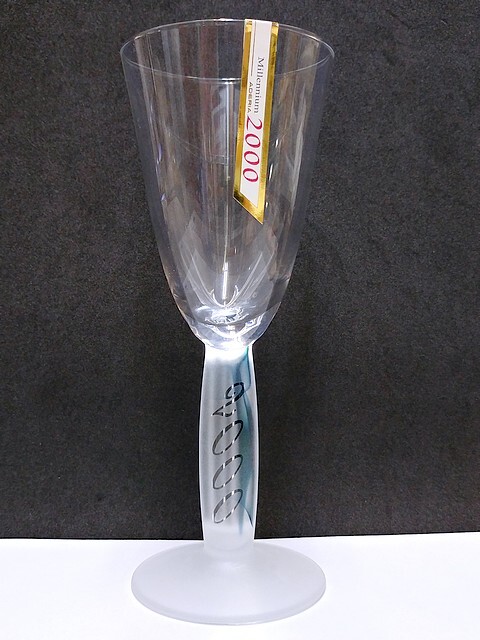 3QV売切!税無し☆ADERIA(アデリア)★ワイングラス★シャンパングラス★Millennium 2000★現状★現品限り★0404-7拍卖