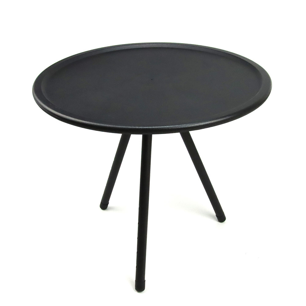 折りたたみテーブル 軽量 コンパクト 丸型 アウトドア ソロキャンプ 高さ調節可能 (直径38cm ABS製天板)拍卖